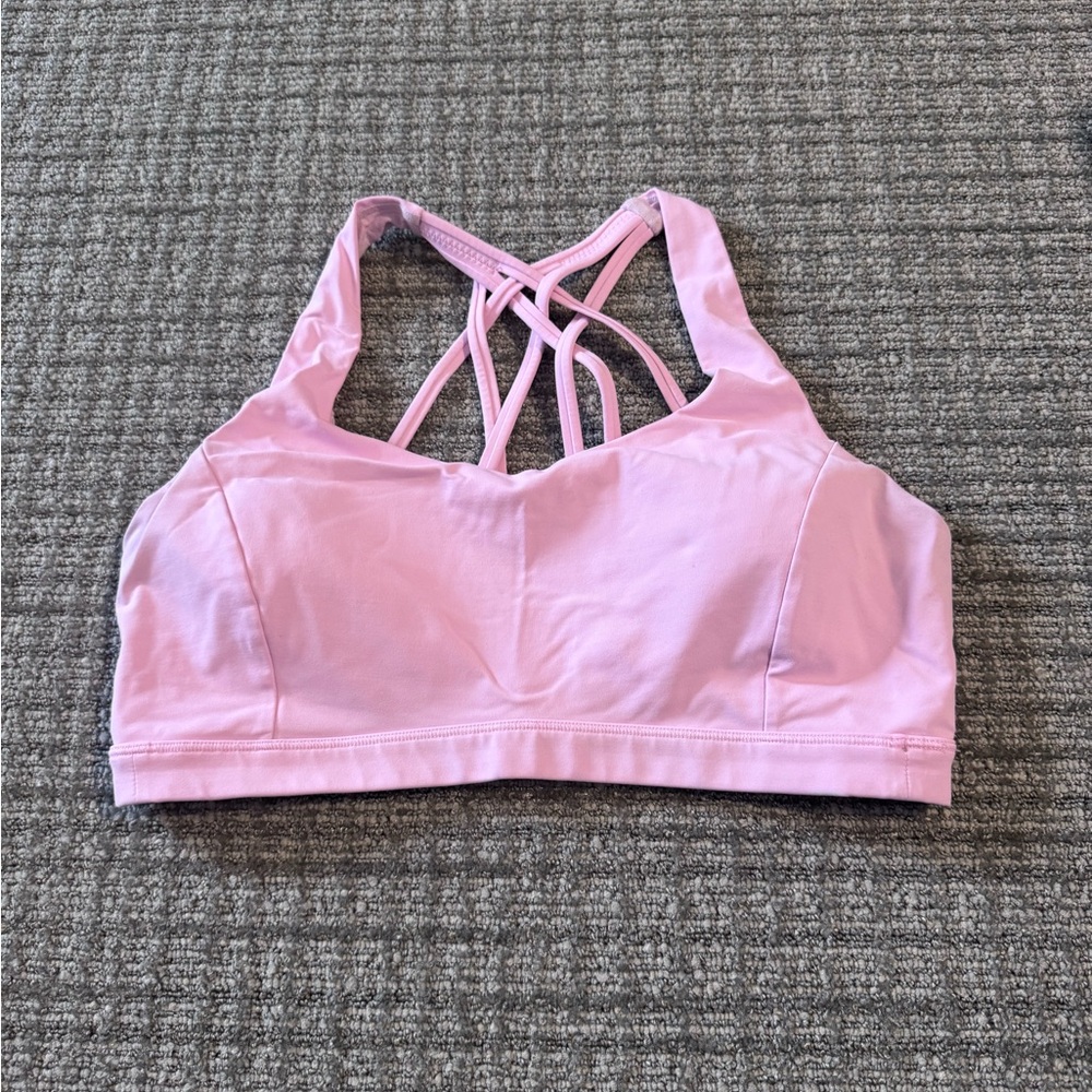 Lululemon Pink Free to be Serene Sports Bra
